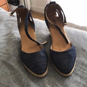 White Mountain Denim espadrilles